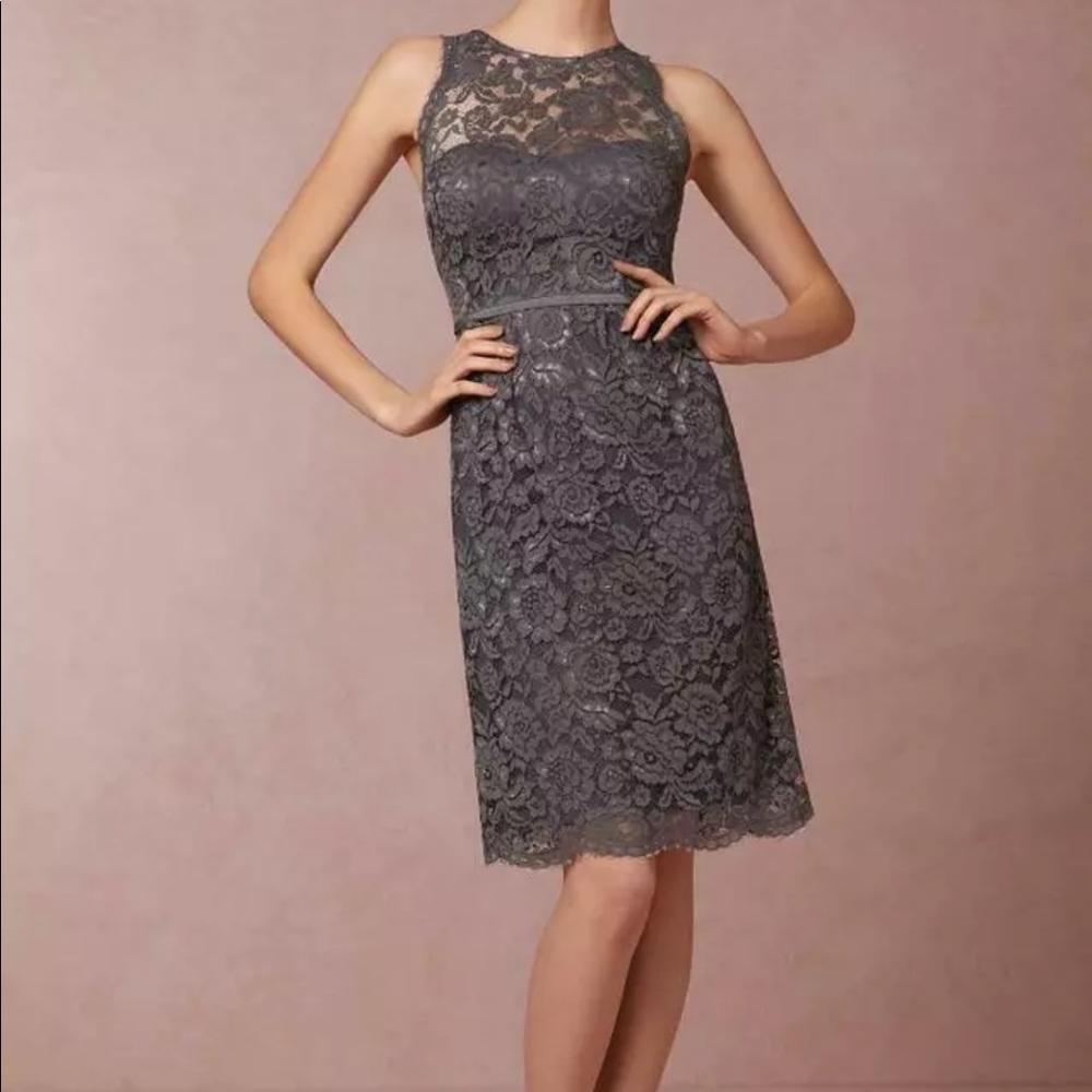 Hitherto BHLDN Anthropologie Sloan lace dress sz 4